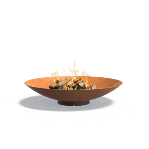 L'acier corten bol à feu