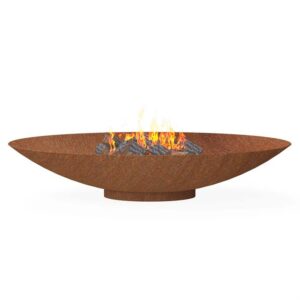Corten steel fire bowl
