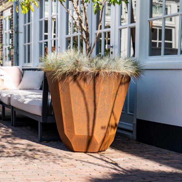 Corten steel flowerpot Vidar