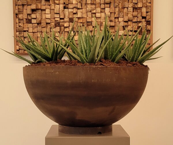 Corten steel flower planter Mosa