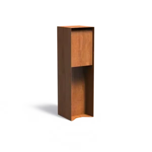 Corten steel letterbox Rosco