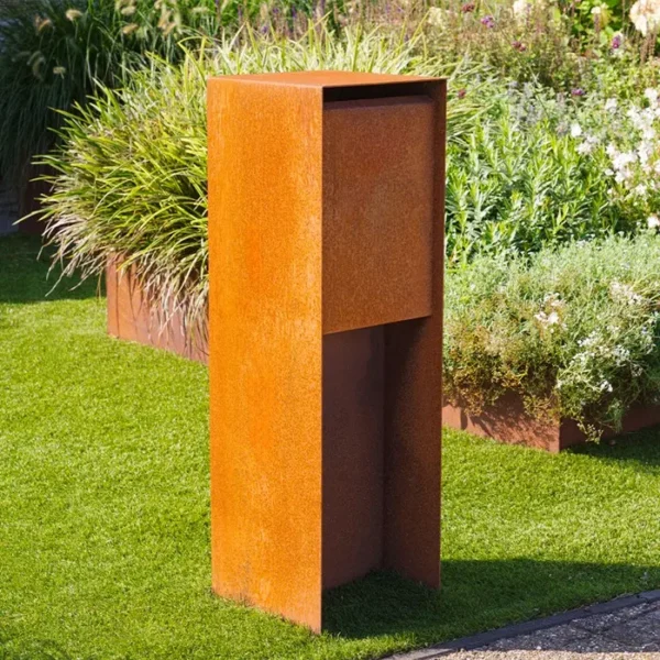 Cortenstahl Briefkasten Rosco