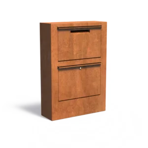 Corten steel parcel mailbox Paca