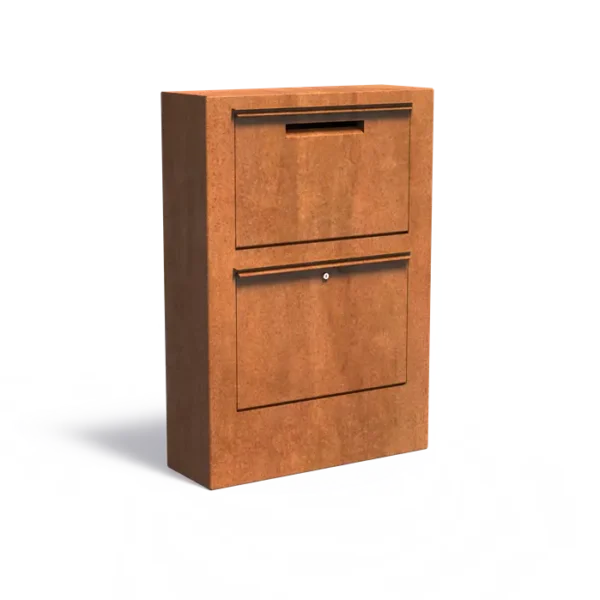 Corten steel parcel mailbox Paca