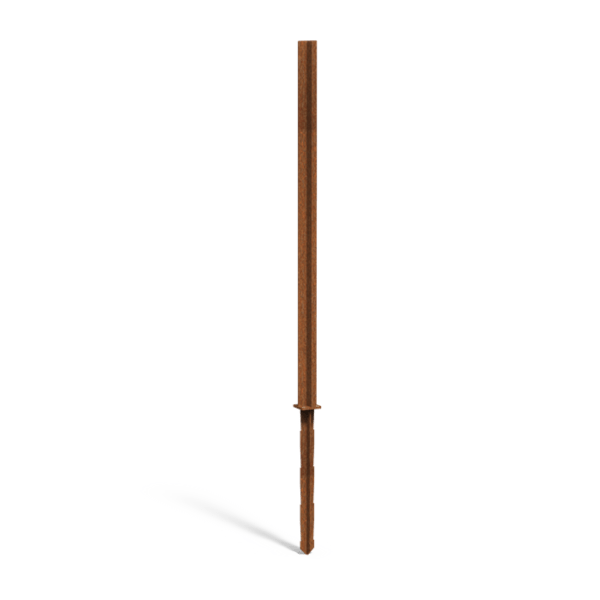 Corten steel pole