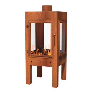 L'acier Corten cheminée extérieure Digna