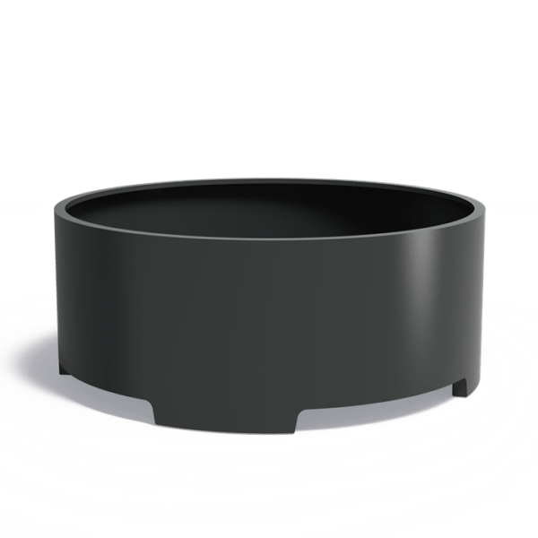 Aluminum planter round