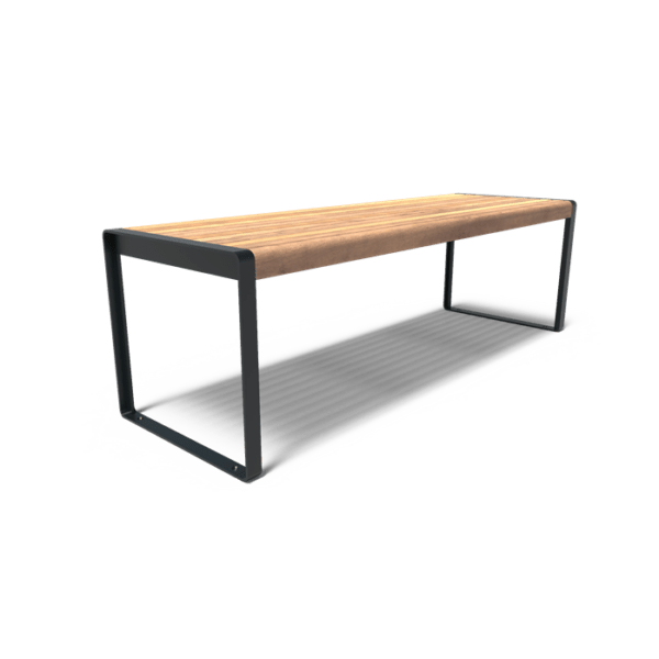 L'acier corten table de jardin