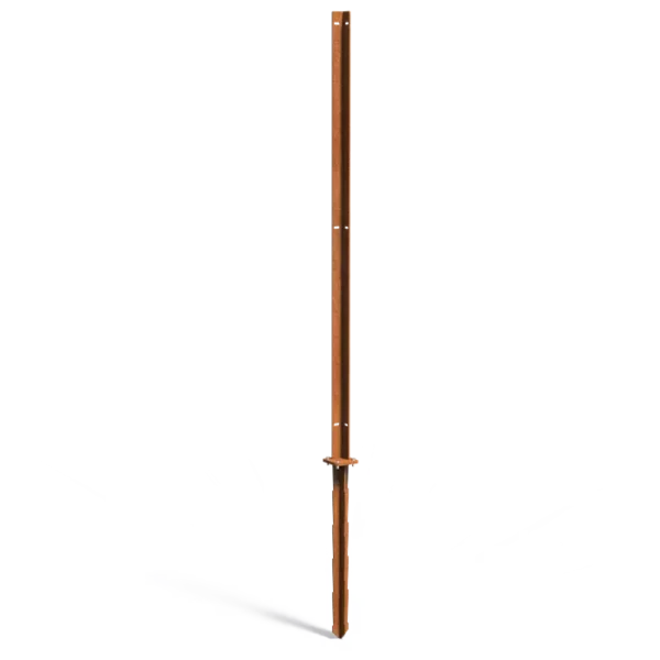 Corten steel pole