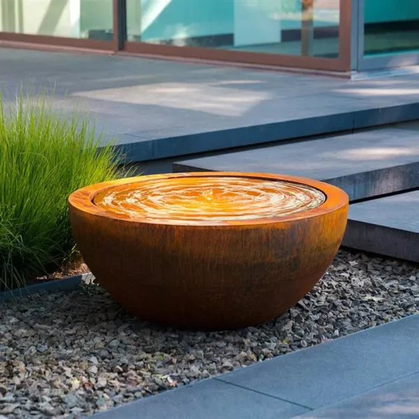 L'acier Corten Tables d'eau BAYOU