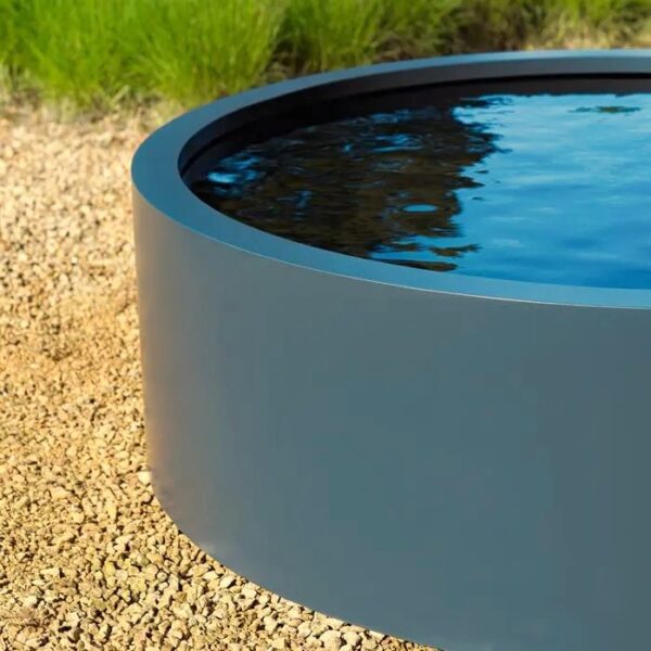 Corten steel pond round