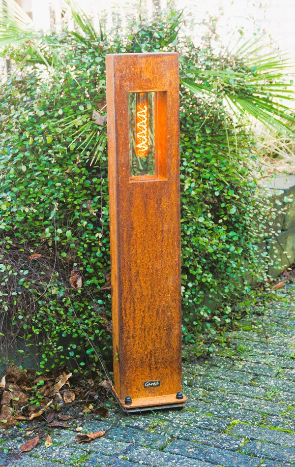 Corten stål udendørs lampe