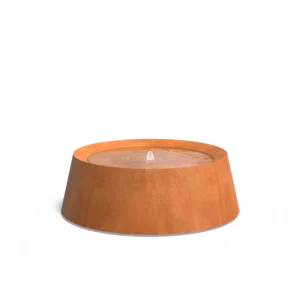 Cortenstål vandfontæne CONIC