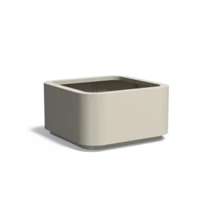 Aluminum planter Halo