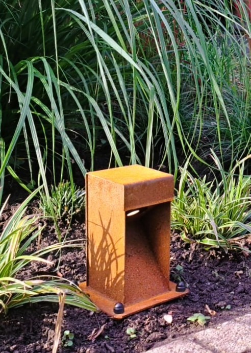 Cortenstaal buitenlamp